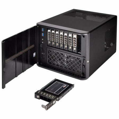 DYNAMICFUNCTION Premium 8-Bay 2.5 in. Small Form Factor NAS Chassis DY3756163